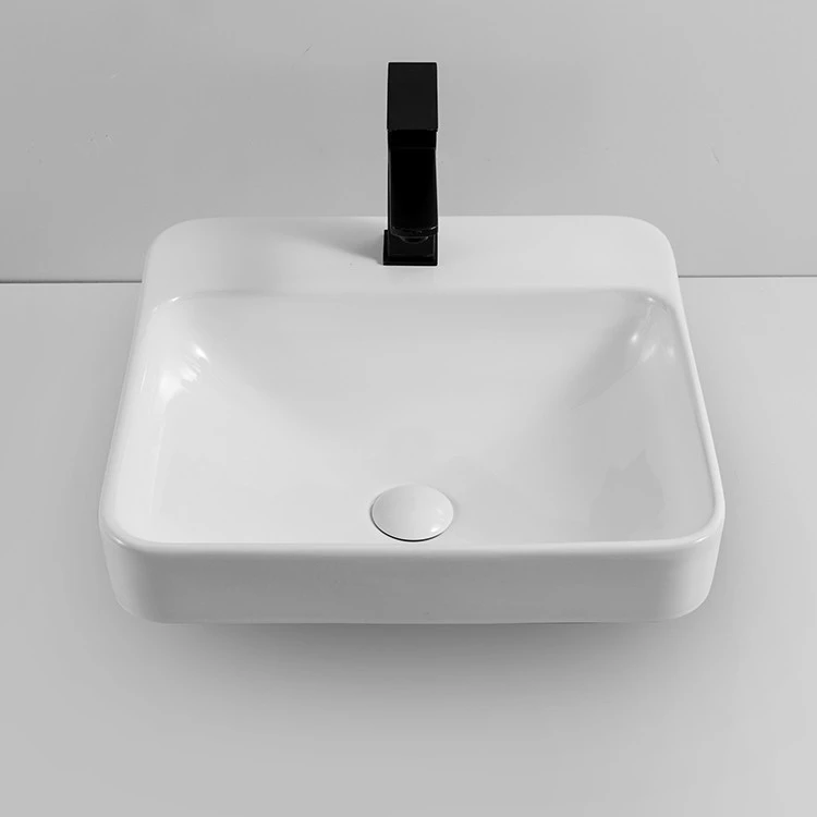 ceramic inset bathroom sink
